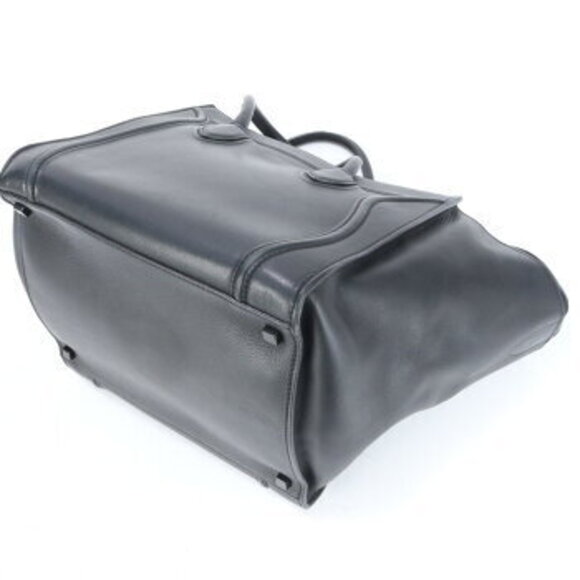 Celine Luggage Phantom leather Shoulder Bag Tote black - Picture 9 of 11